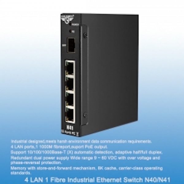 Rugged Industrial Ethernet Switch N40