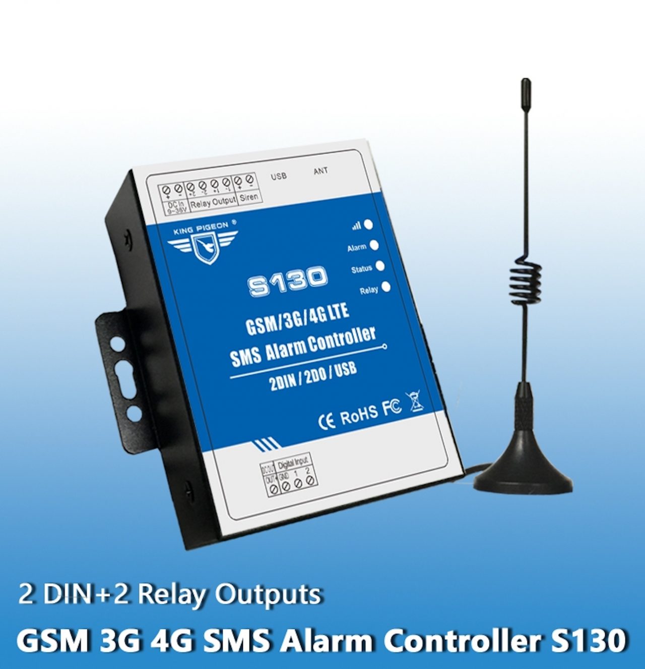 Remote Alarm Controller S130 Singapore IOT, M2M, Modem, RTU, SMS